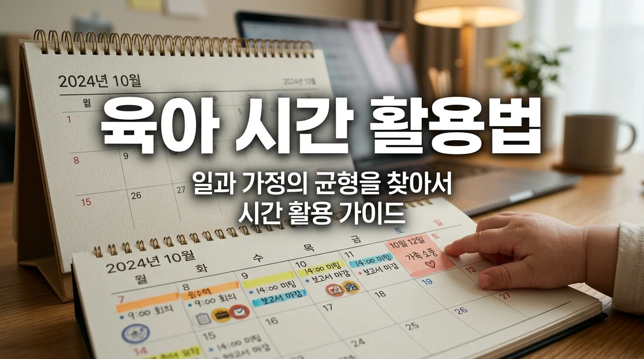 육아 시간 vs 육아기 단축근무: 워킹맘, 워킹대디를 위한 완벽 가이드