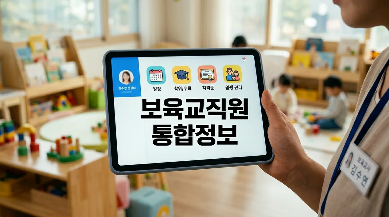 보육교직원 통합정보 시스템: 자격증, 교육, 경력 관리 완벽 가이드