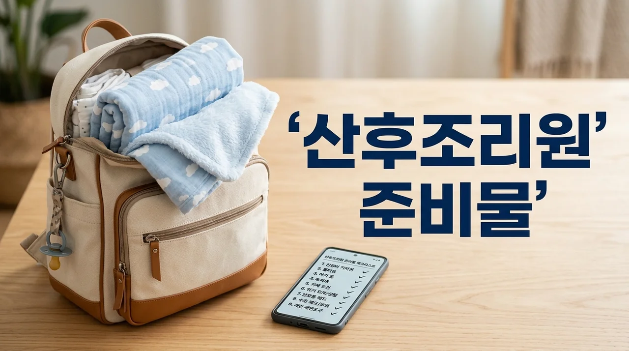 완벽한 산후조리원 준비물 체크리스트: 엄마와 아기를 위한 필수품 총정리