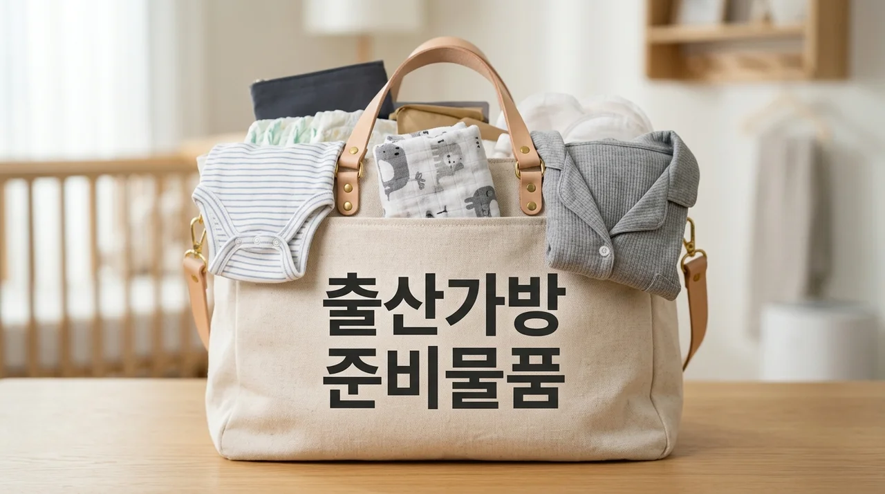 출산가방 준비물품 완벽 가이드: 병원부터 조리원까지 필수 리스트 총정리