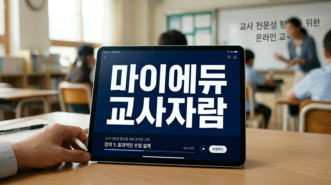 마이 에듀 교사 자람: 보육교사 온라인 보수교육 완벽 가이드