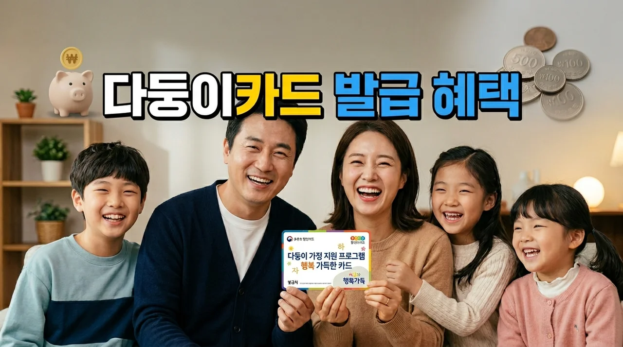 다둥이카드 발급과 혜택정리: 지역별 신청부터 알뜰 활용 팁까지