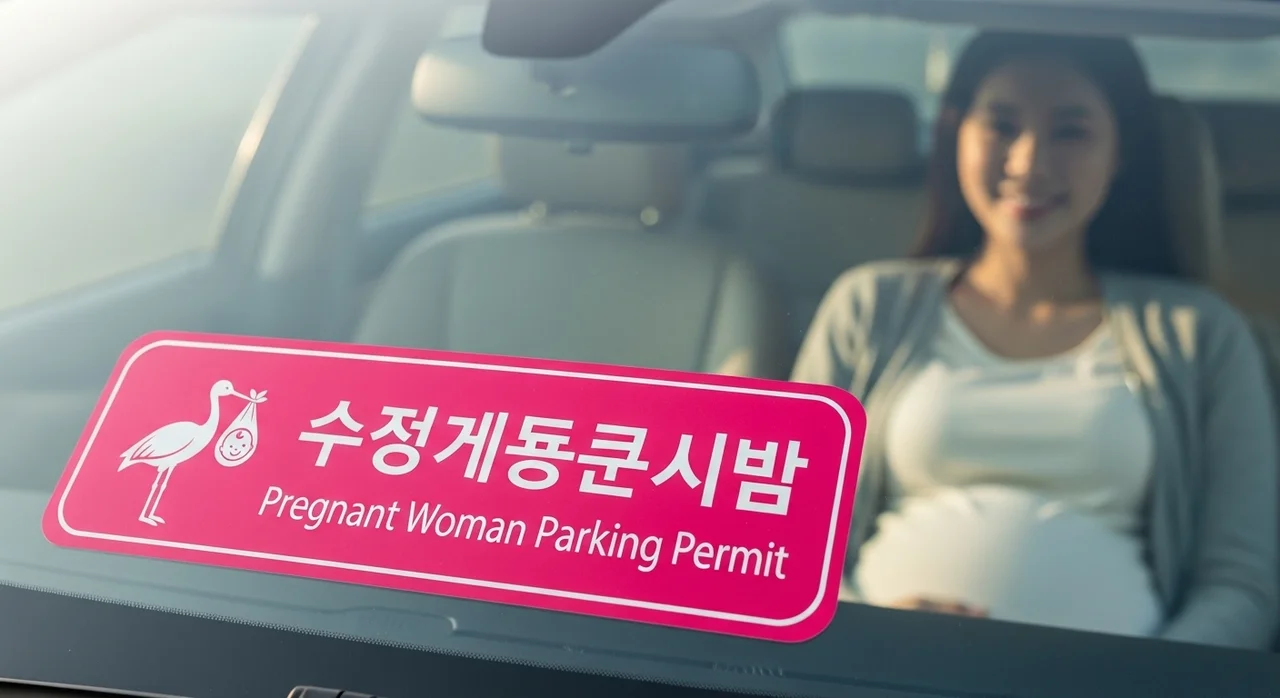 임산부 자동차 표지 발급 및 주차 혜택