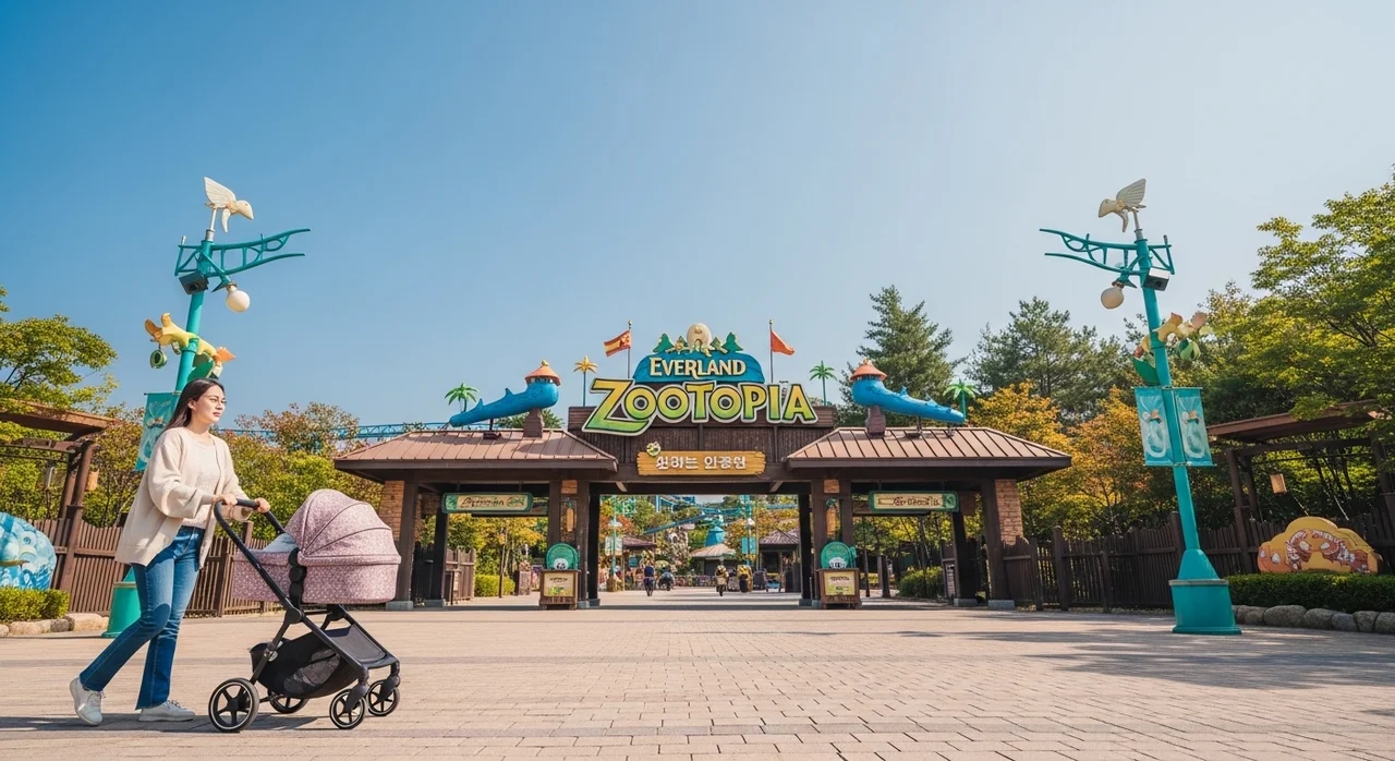 에버랜드 워킹사파리, 왜 아기 부모들에게 인기일까?