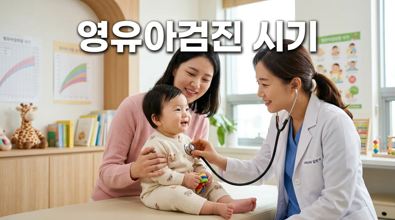 영유아검진 시기 완벽 가이드: 1차~8차 일정 및 문진표 작성 꿀팁