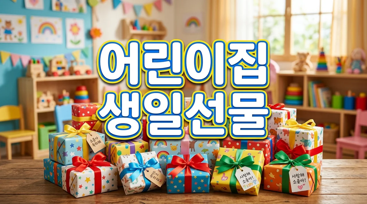 어린이집 생일선물 답례품 추천 가이드: 연령별 베스트 아이템 7선