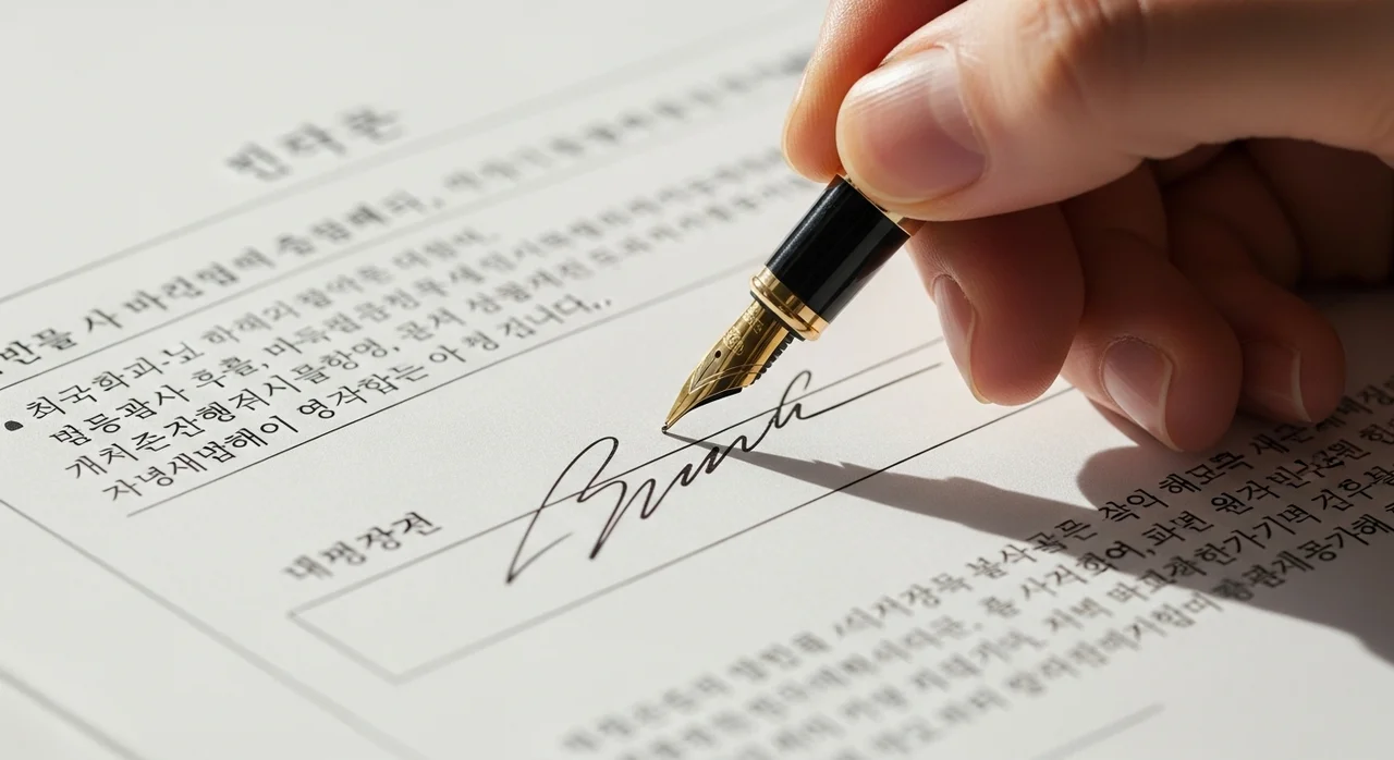 증인 2명 섭외와 작성 요령