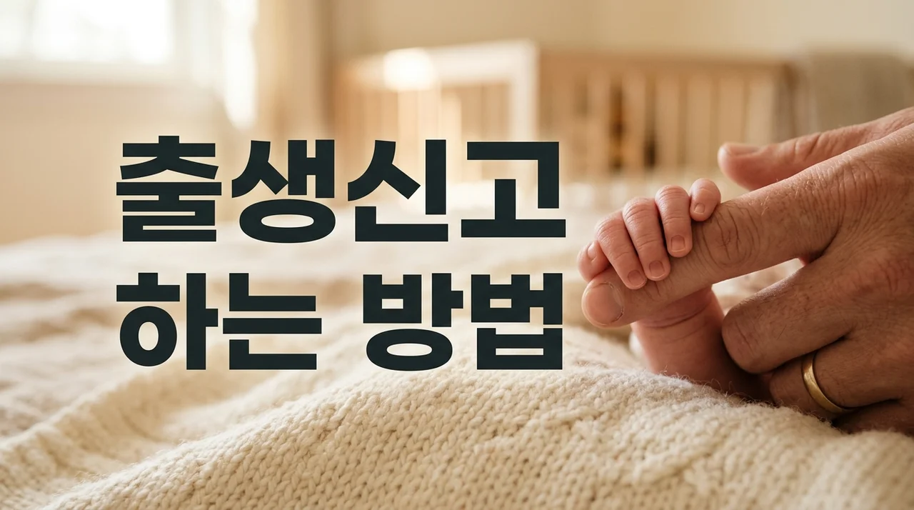 2026년 출생신고 하는 방법 완벽 정리: 준비물, 온라인 신청 및 혜택