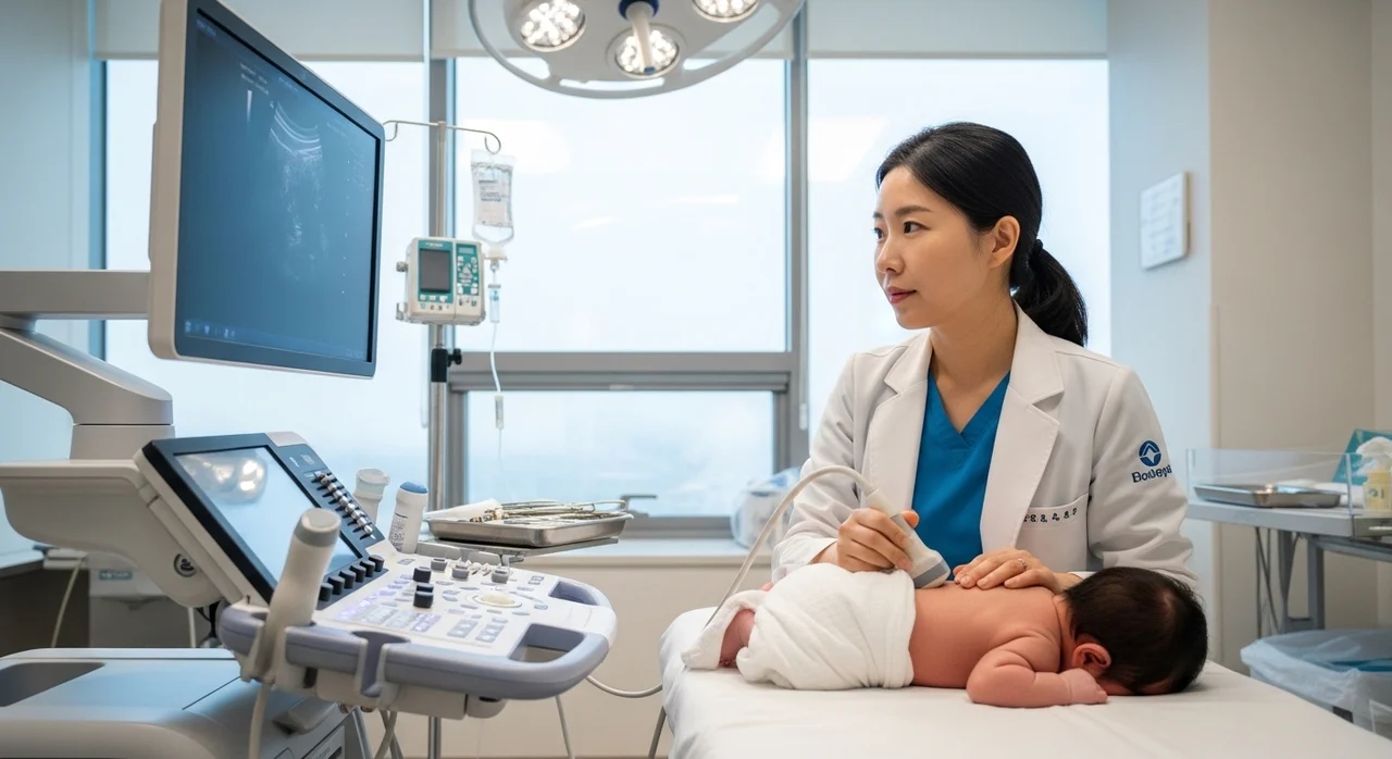 신생아 딤플 초음파 검사 시기와 방법