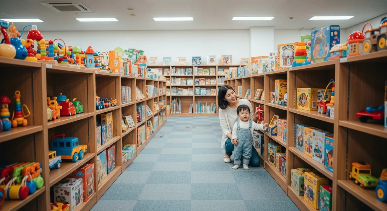 경제적이고 실용적인 '장난감 도서관' 이용 방법