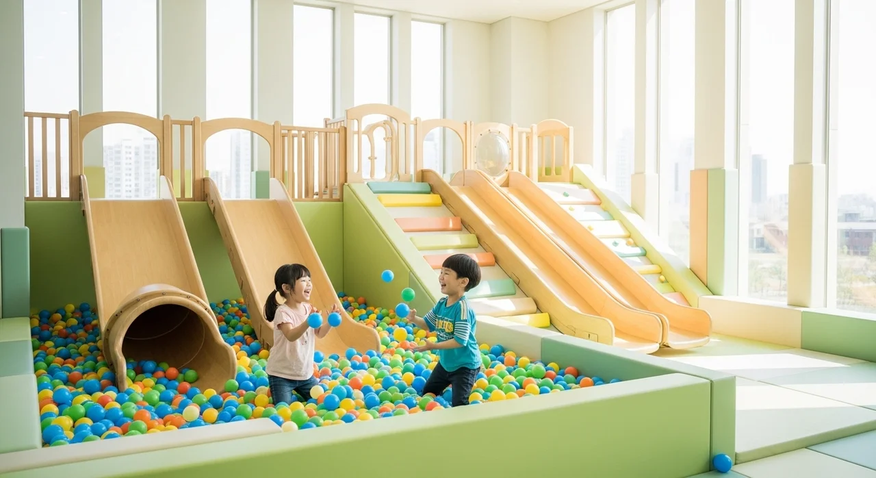 미세먼지 걱정 없는 실내 놀이터 '아이사랑놀이터'