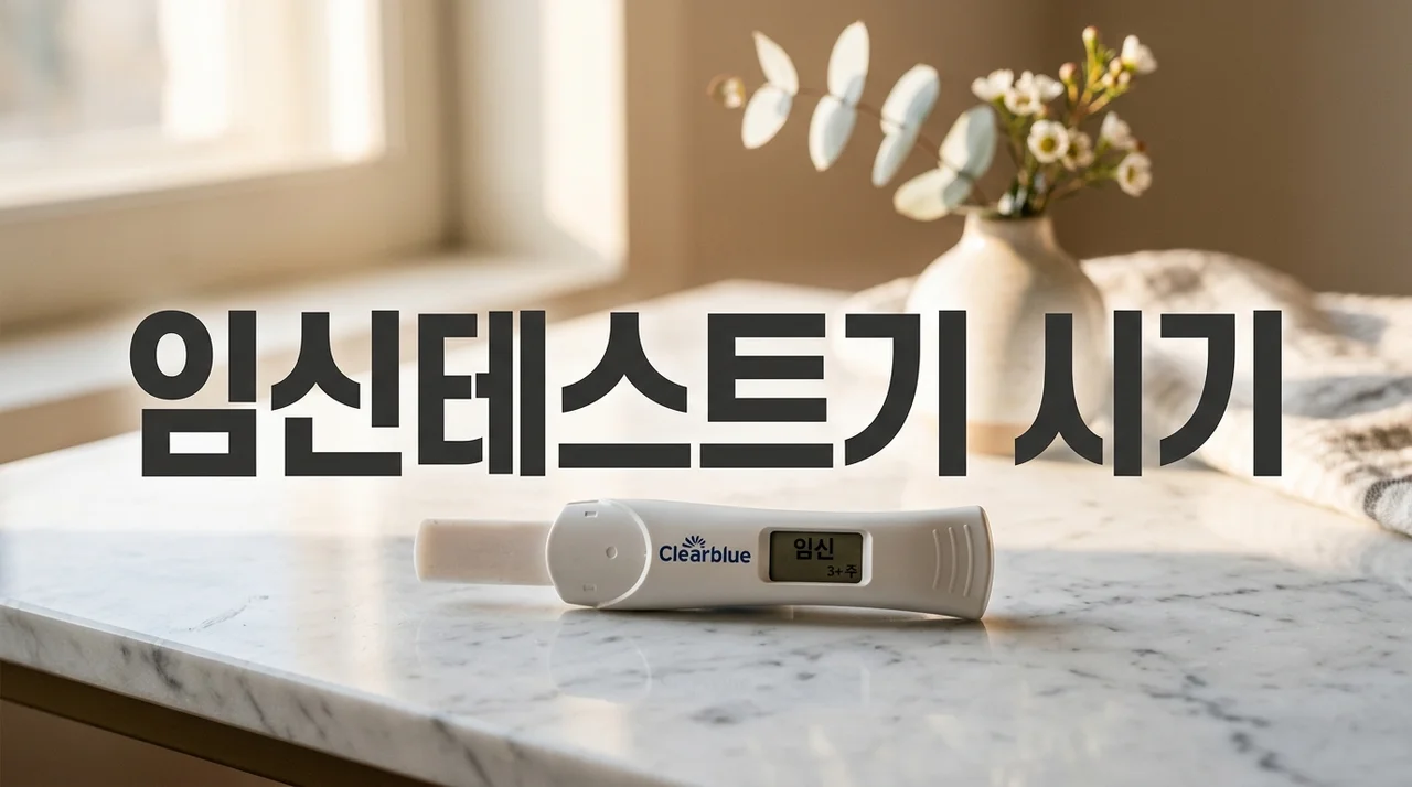 임신테스트기 시기 및 정확도 높이는 법: 희미한 두줄 의미는?