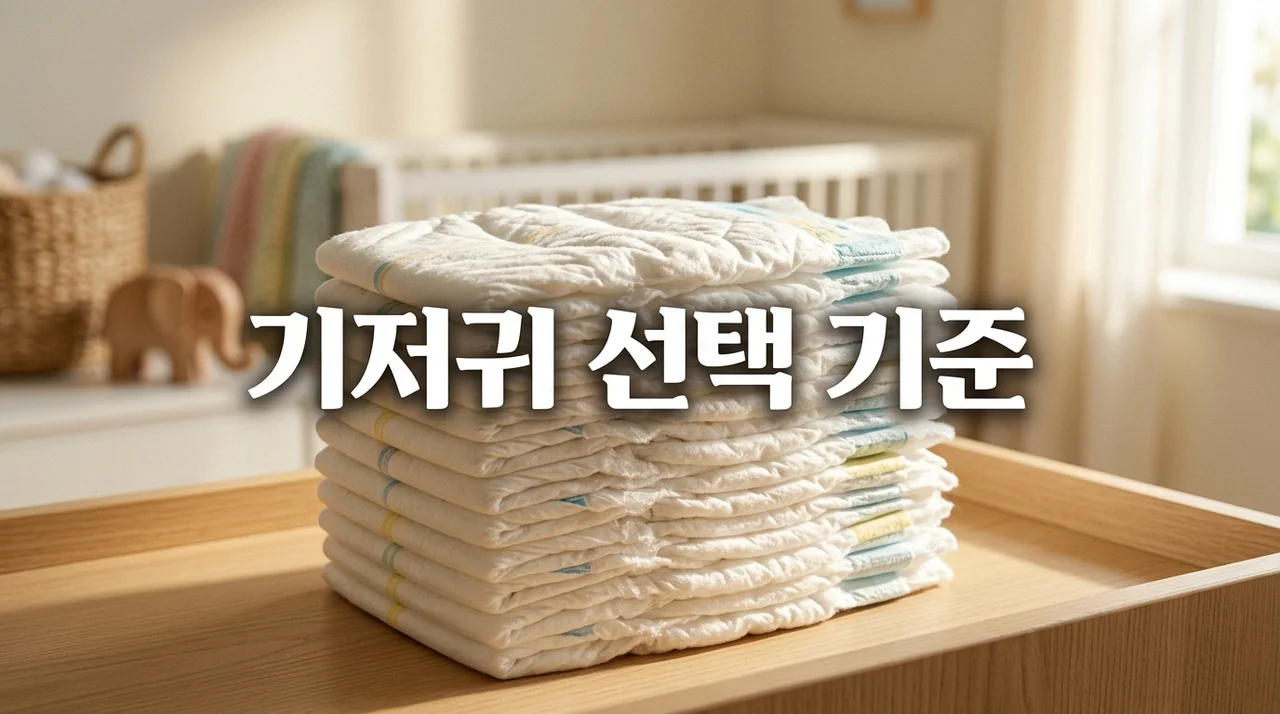 기저귀 선택 기준 완벽 가이드: 밴드형 팬티형 시기 및 사이즈 고르는 법