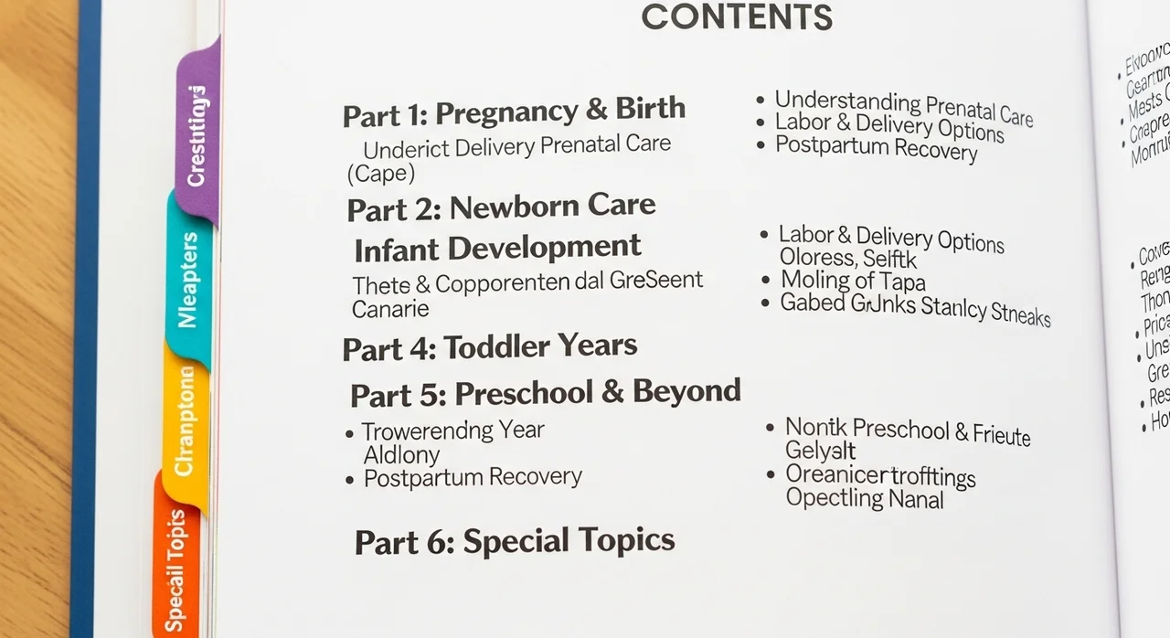 한눈에 보는 임신출산육아대백과 주요 구성 및 특징